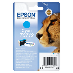 EPSON Cartucho de tinta T0712 Cian 5,5 ml