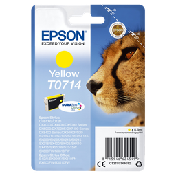 EPSON Cartucho de tinta T0714 Yellow Guépard el cartucho de tinta