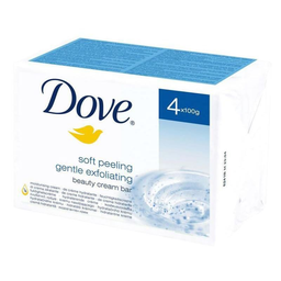 DOVE savon lavant antibactérien exfoliant doux: les 4 savons de 100g