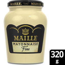 MAILLE Mayonnaise fine qualité traiteur à la moutarde de Dijon en 320g