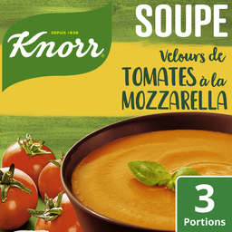 Knorr Soupe Déshydratée Velours De Tomates À La Mozzarella 3 Personnes 96G