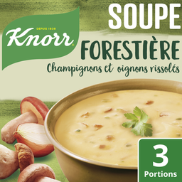 Knorr Soupe Déshydratée Forestière Champignons Oignons Rissolés 3 Personnes 85G