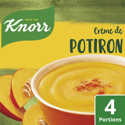 Knorr Soupe Déshydratée À La Crème De Potiron 4 Personnes 100G