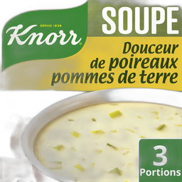Knorr Soupe Douceur De Poireaux Et Pommes De Terre 3 Portions 80G