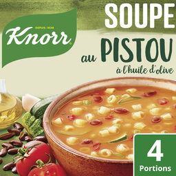 Knorr Soupe Déshydratée Au Pistou À L'Huile D'Olive 4 Portions 80G