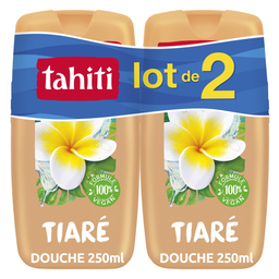 TAHITI Gel douche Tiare sensuelle 2x250 ml