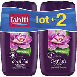 TAHITI Gel douche orchidée relaxante 2x250 ml