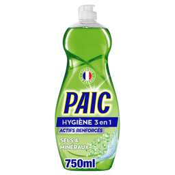 PAIC Detergente loiça higiene 3em1 sal e minerais 750 ml