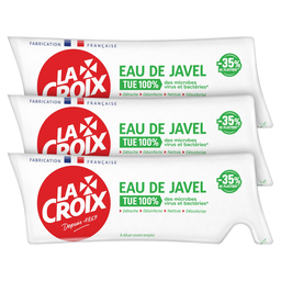 LA CROIX Eau de Javel Désinfectant Originale 3 x 250 ml