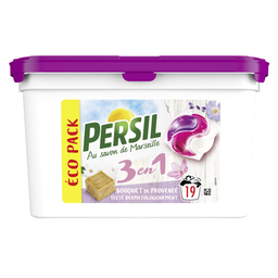 PERSIL Detergente Cápsulas 3Em1 Bouquet De Provence 19 cápsulas