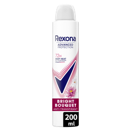REXONA Desodorante mujer antitranspirante 72H Bright Bouquet 200 ml