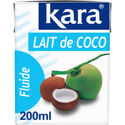 KARA Lait de coco fluide la brique de 200 ml