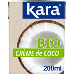 KARA Crème de coco bio brique 20 cl