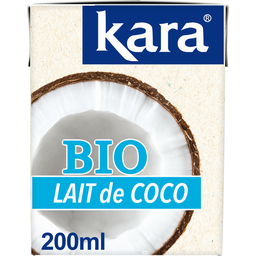 KARA Lait de noix de coco BIO brique 200 ml