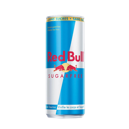 RED BULL Boisson énergisante sans sucre la canette de 25 cl