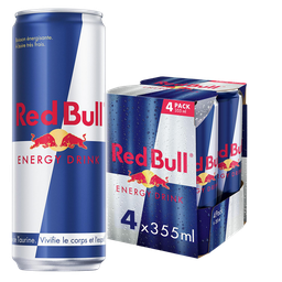 RED BULL Boisson énergisante 4x355 ml