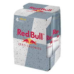 RED BULL Bte Energy Drink Zero Calorie 4x25 cl