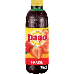 PAGO Boisson aux fruits fraise PET 0,75