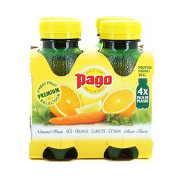 PAGO Jus de fruits Ace Orange Carotte Citron 20 cl