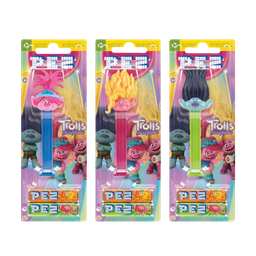 PEZ Dispensador de rebuçados de fruta 1 dispensador + 2 recargas (4 x 8,5 g)