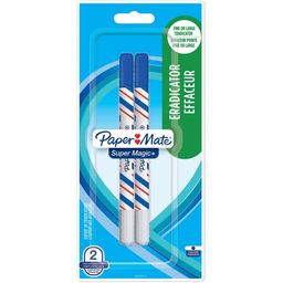 PAPERMATE effaceurs écriveur - Pour stylo à encre bleue - Pointe large et fine