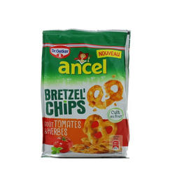 ANCEL Bretzel Chips Tomate Ervas 100 g