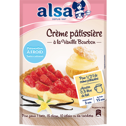 ALSA Preparado para crema pastelera a la vainilla bourbon 125 g