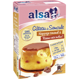 ALSA Preparado para Pastel de Sémola con Caramelo 414 g