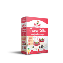 ANCEL Preparado para bolo Panna Cotta frutos vermelhos 109 g