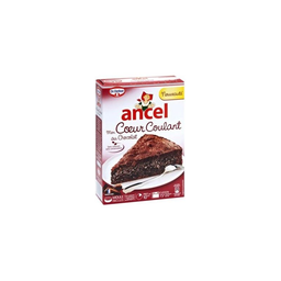 ANCEL Preparado para Bolo Coração Fondant de Chocolate 390 g