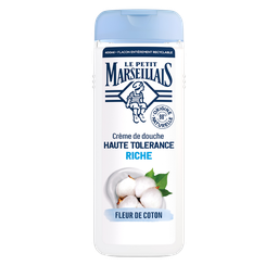 Le Petit Marseillais Gel Douche Haute Tolérance Riche Fleur De Coton Bio 400Ml