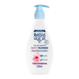 Le Petit Marseillais Lait Corps Hydratant Apaisant Haute Tolérance Fleur D'Amandier Peaux Sèches Et Sensibles 250Ml