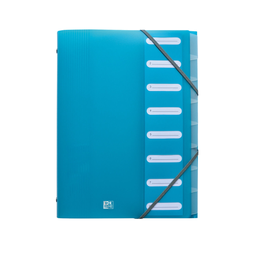 OXFORD Clasificador School Life A4 8 posiciones azul
