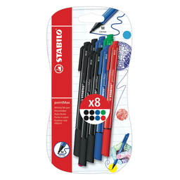 STABILO Rotulador de escritura surtido fun Pointmax x8