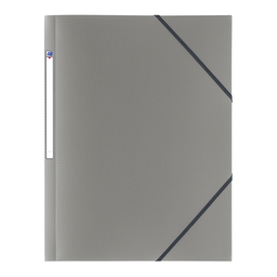 OXFORD Carpeta con gomas Crossline A4 Gris