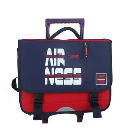 AIRNESS Mochila com rodas redonda azul MUTATION a mochila com rodas