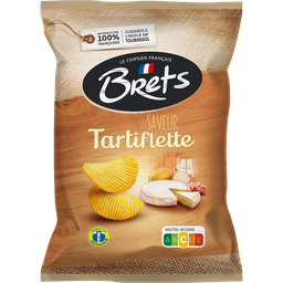BRETS Chips ondulées saveur tartiflette 125 g