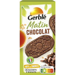 GERBLE Bolachas pequeno-almoço manhã chocolate 200 g