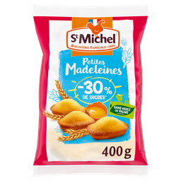 ST MICHEL Madeleines Petites Natures 30% Menos Azúcar 400 g