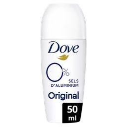 Dove Original 0% Déodorant Bille 48H Sans Sels D'Aluminium 50Ml