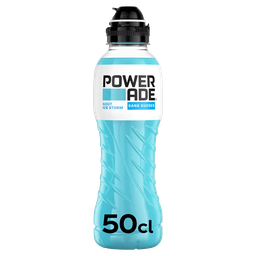 POWERADE Boisson rafraîchissante aromatisée goût ice storm sans sucres 50 cl