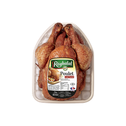 REGHALAL Poulet entier cuit fumé,