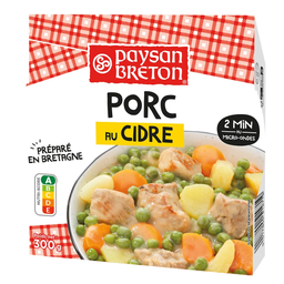 PAYSAN BRETON Porc au cidre la barquette de 300g
