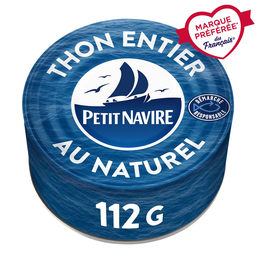 PETIT NAVIRE Whole Tuna in Natural Juice 112 g