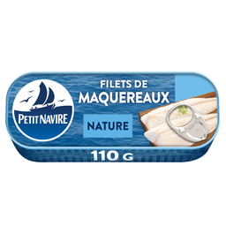 PETIT NAVIRE Mackerel Fillets in Natural Juice 110 g