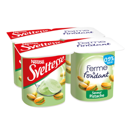 SVELTESSE Yogur ligero sabor pistacho 4 tarros de 125 g