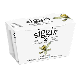 SIGGI'S Skyr estilo islandês baunilha 2 x 140 g