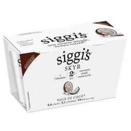 SIGGI'S Skyr estilo islandês coco 2x140g