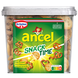 ANCEL Sortido de pretzels e crackers da Alsácia Snack Time 260 g