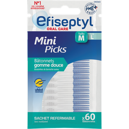 EFISEPTYL Bastoncillo goma Soft Picks 60 cepillos
